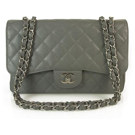 chanel grey tote bag|chanel classic bag with flap.